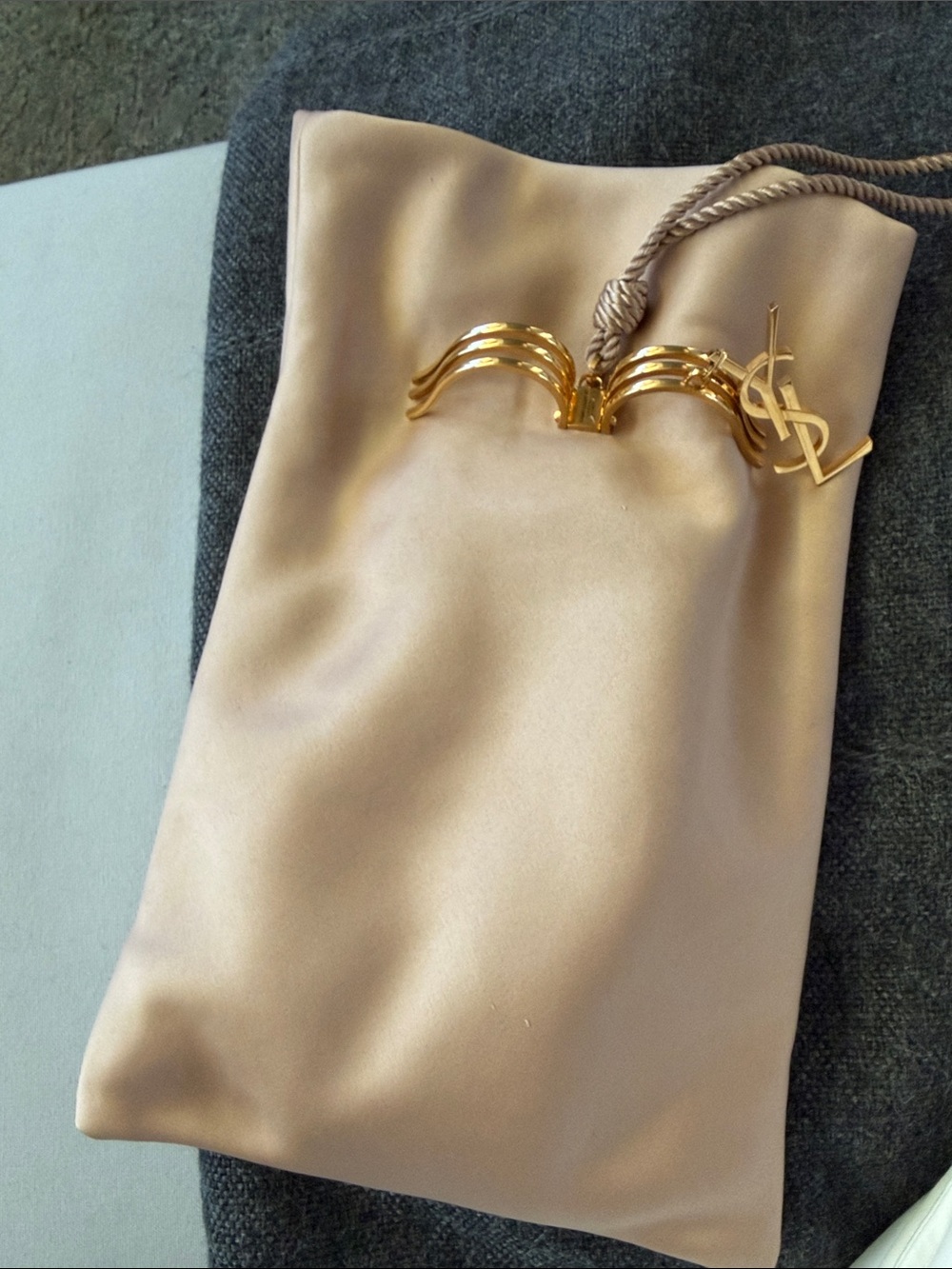Saint Laurent Evening Pouch Bah - Picture 7 of 8